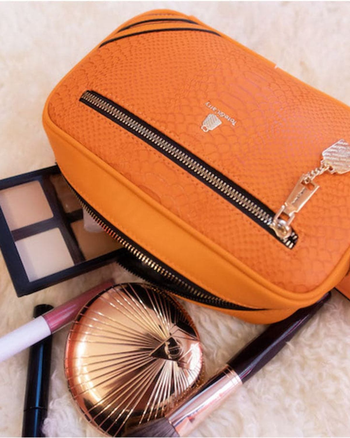 Apollo 1 Toiletry Bag in Tangerine