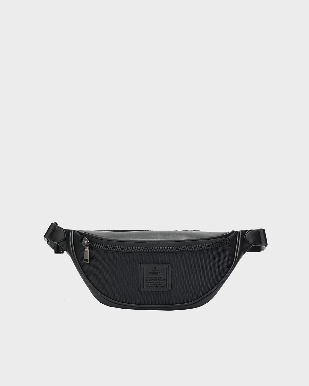 Eclipse Nylon Fanny Pack in Black