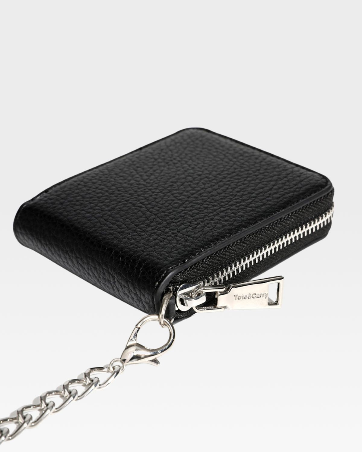 Mini Chain Wallet in Black