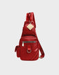 Apollo 1 Tear Drop Crossbody Bag in Red