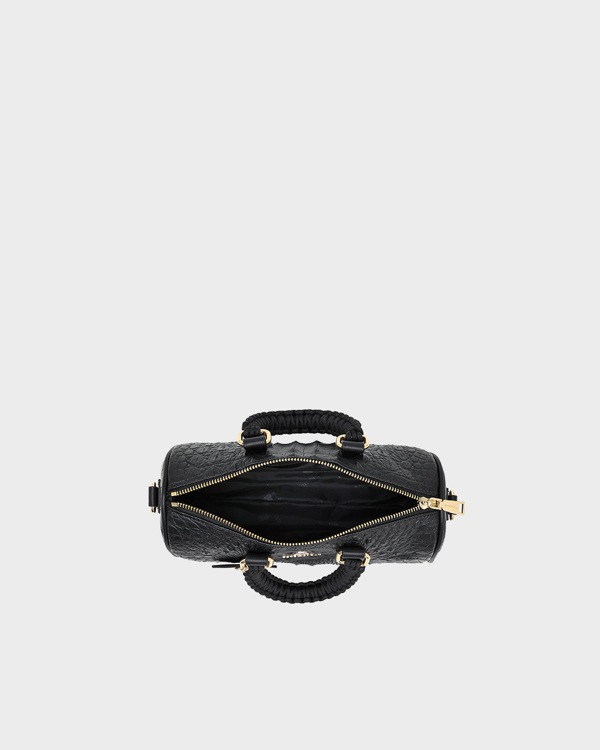 Apollo 2 Reptile Crossbody Bag in Black