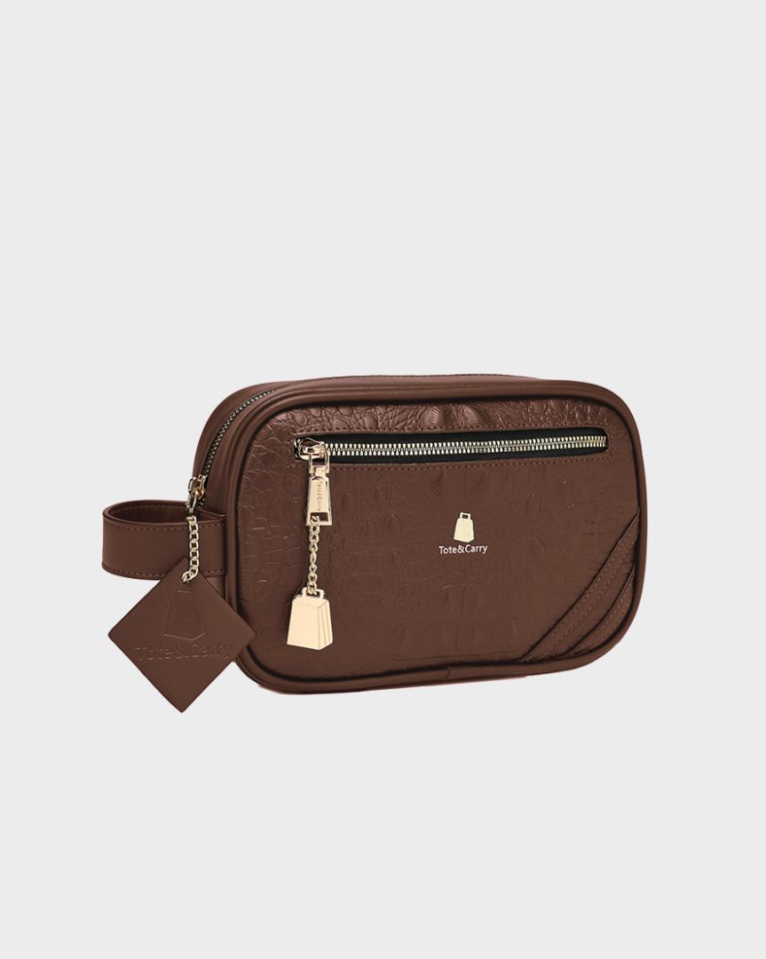 Apollo 2 Toiletry Bag in Chocolate