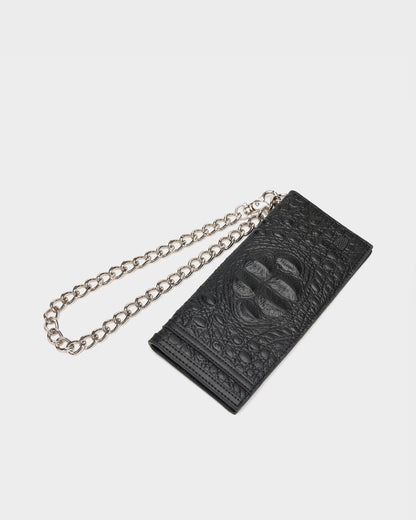 Apollo 2 Chain Wallet in Black