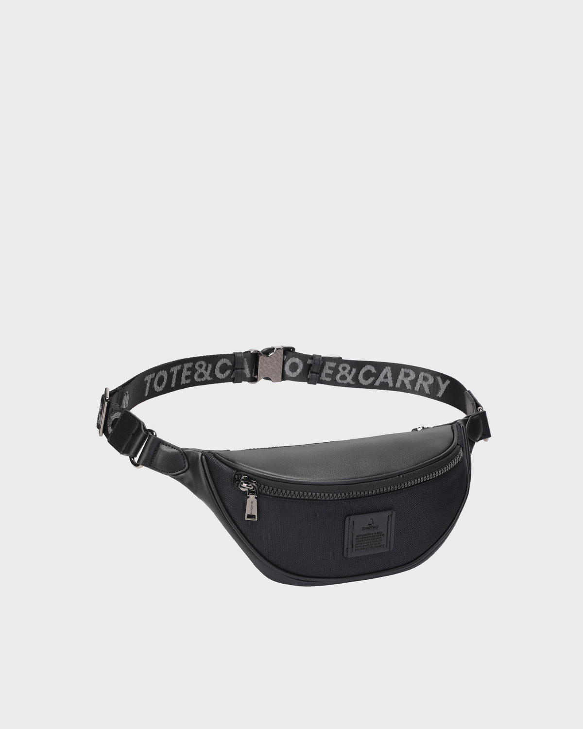 Eclipse Nylon Fanny Pack in Black