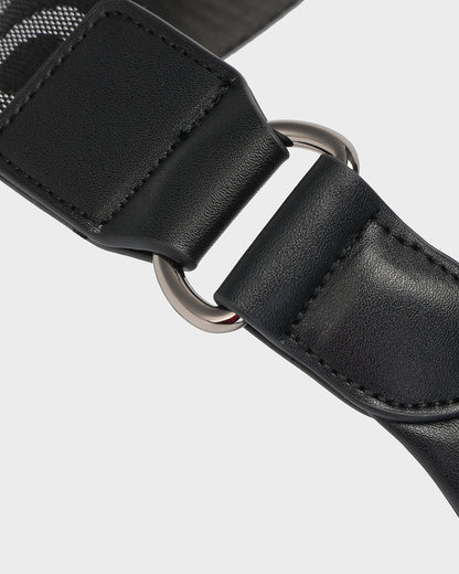Eclipse Nylon Fanny Pack in Black