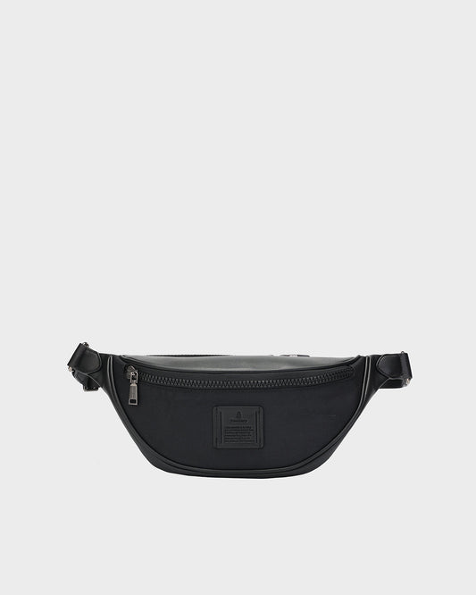 Eclipse Nylon Fanny Pack in Black
