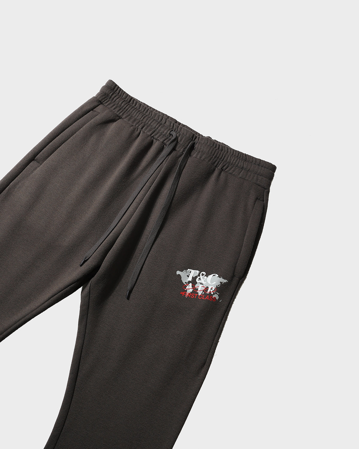 First Class Hoodie & Sweats Set in Grey