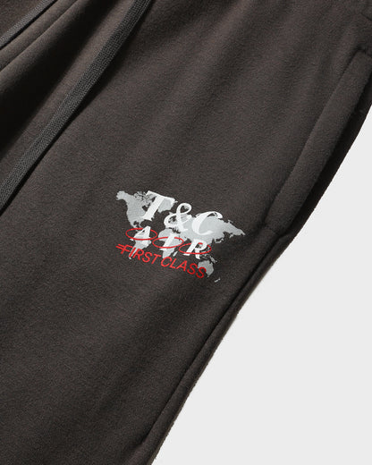 First Class Hoodie & Sweats Set in Grey