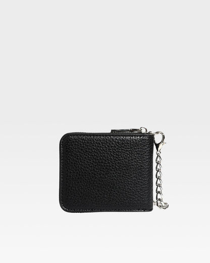 Mini Chain Wallet in Black