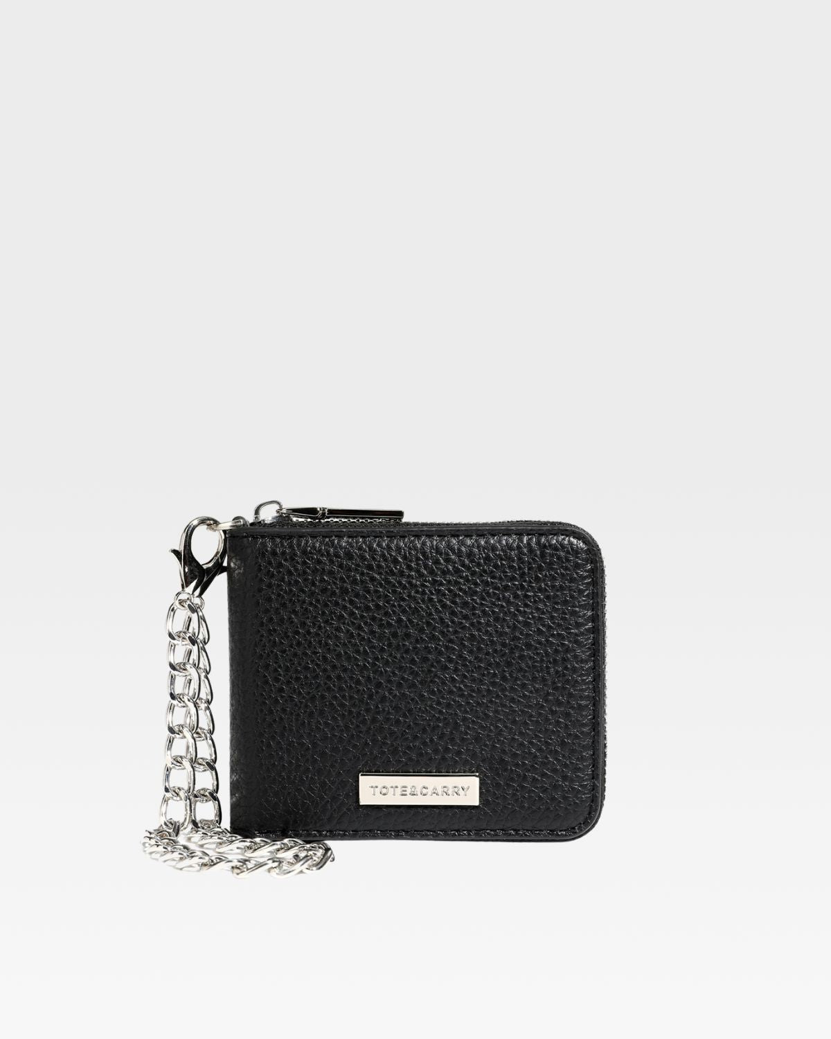 Mini Chain Wallet in Black