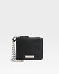 Mini Chain Wallet in Black
