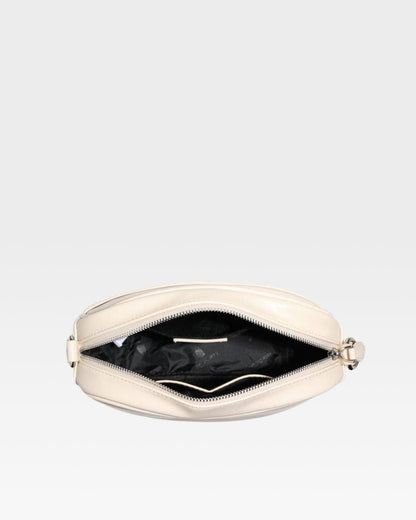 Paisley Crossbody Messenger Bag in Beige